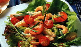 Рецепт салата «Дары моря»