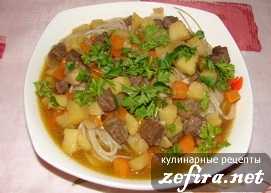 Лагман – узбекский густой суп