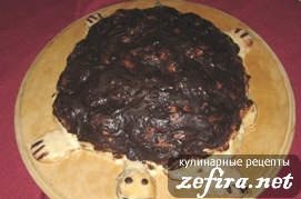 Рецепт бисквитного торта “Черепаха”