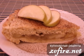 Домашний рецепт вкусного яблочного пирога