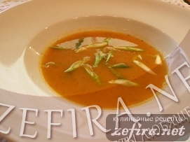 Прянный морковный суп-пюре
