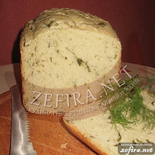 Рецепт хлеба с зеленью и зеленым луком