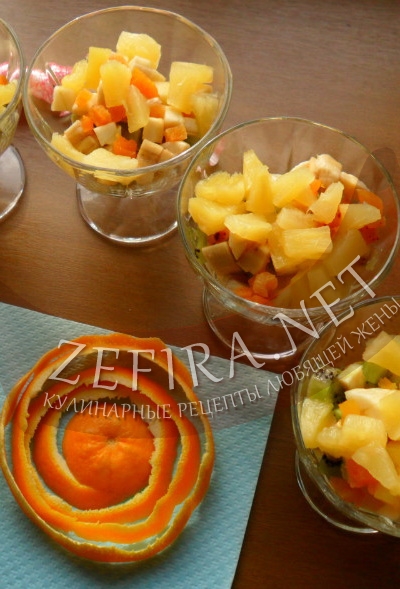 Рецепт фруктового десерта с фото