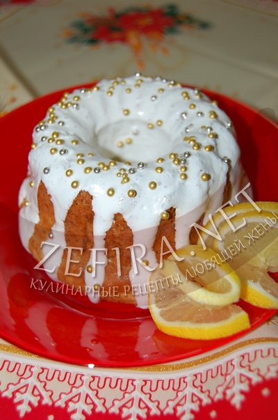 Творожный кекс с лимоном - рецепт и фото