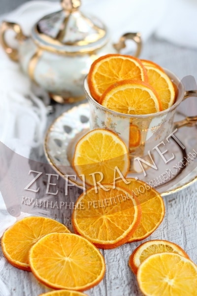 Апельсиновые чипсы - рецепт и фото
