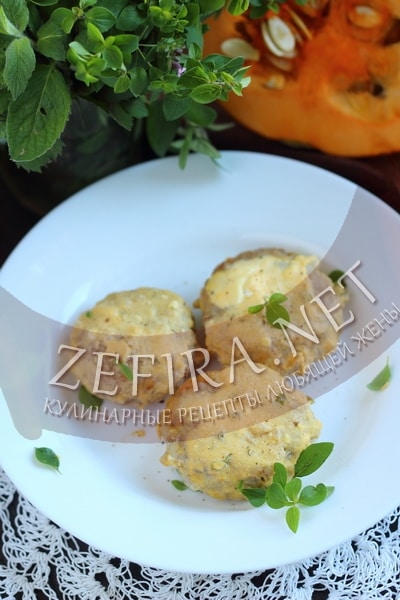Гречаники с фаршем в тыквенно-сметанном соусе - рецепт и фото