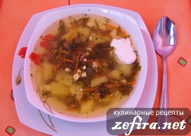 Рецепт приготовления щавелевого супа