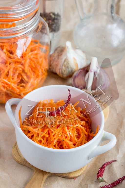 Рецепт морковки по-корейски с фото