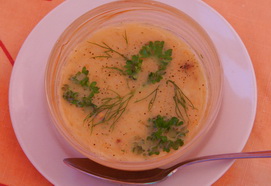 Лёгкий суп-пюре с морковью-гриль – кулинарный рецепт