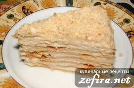 Рецепт Слоеного Торта С Кремом Фото