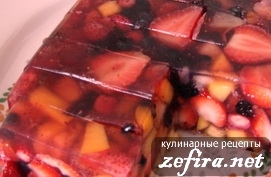 Рецепт фруктово-ягодного желе