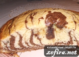 Другой рецепт пирога “Зебра”