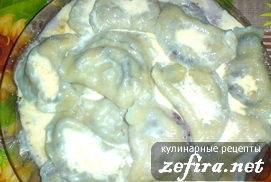 Рецепт вареников с черникой из Украины