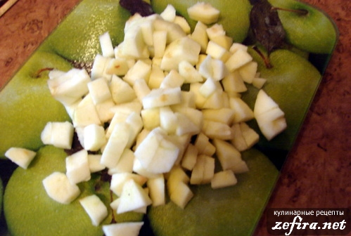 Приготовление овсяной каши с яблоками - 4 этап