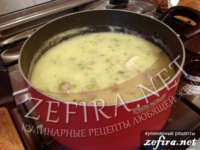 Вкусный картофельный суп-пюре с цветной капустой и говядиной - 7 этап