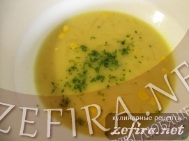 Кукурузно-сырный суп – рецепт из Бельгии