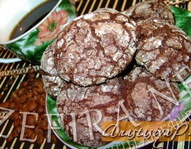 Шоколадное печенье “Трещинки”