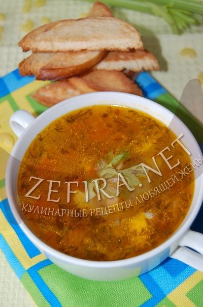 Куриный суп с овощами - рецепт и фото