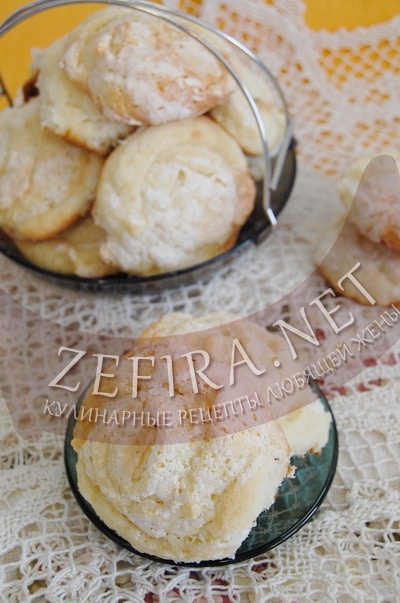 Творожное печенье с безе - рецепт и фото