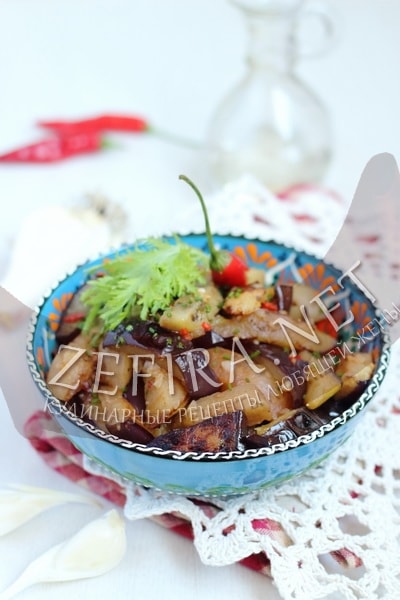 Сладкие баклажаны по-китайски - рецепт и фото