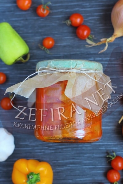 Лечо из кабачков, помидор и перца - рецепт и фото
