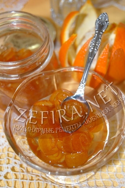 Варенье из апельсиновых корочек «Завитушки» - рецепт и фото