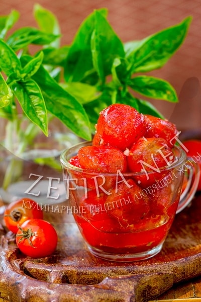 Быстро маринованные помидоры черри – рецепт и фото