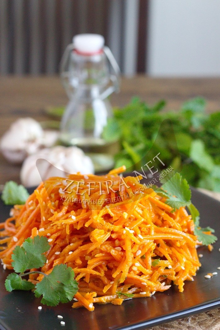 Вкусный рецепт корейской морковки - рецепт и фото
