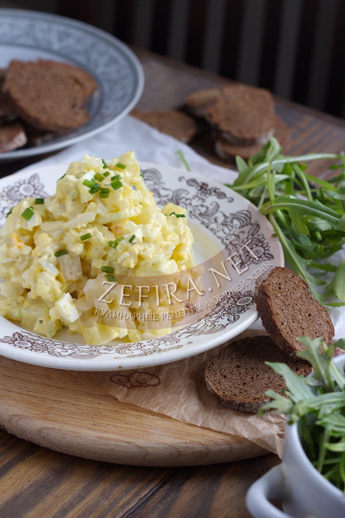 Салат из картошки и яиц - рецепт и фото