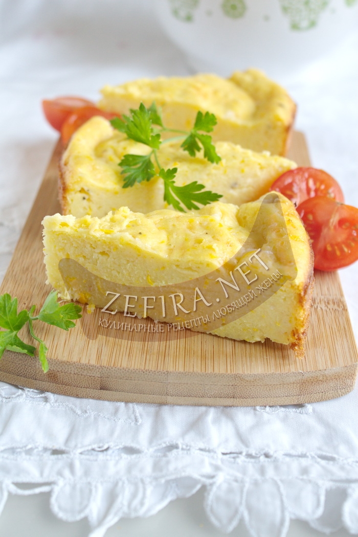 Запеканка из тертых кабачков с яйцом и сыром - рецепт и фото
