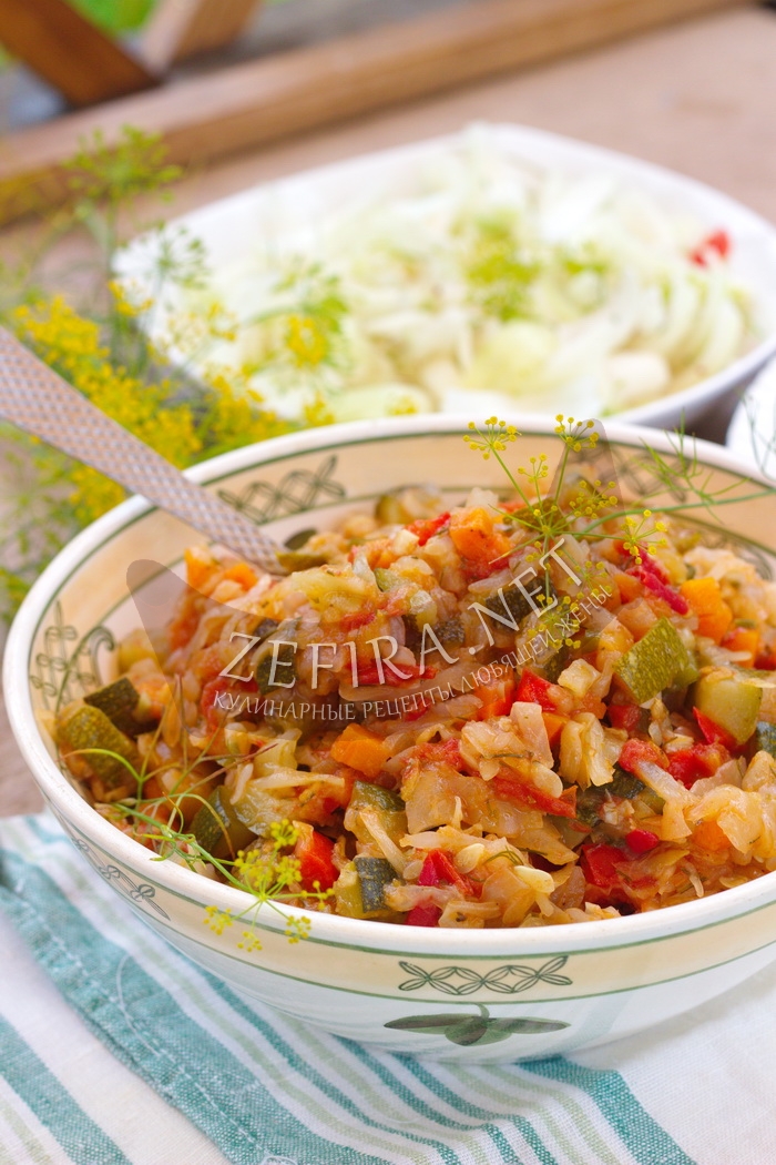 Вкусное овощное рагу  - рецепт и фото