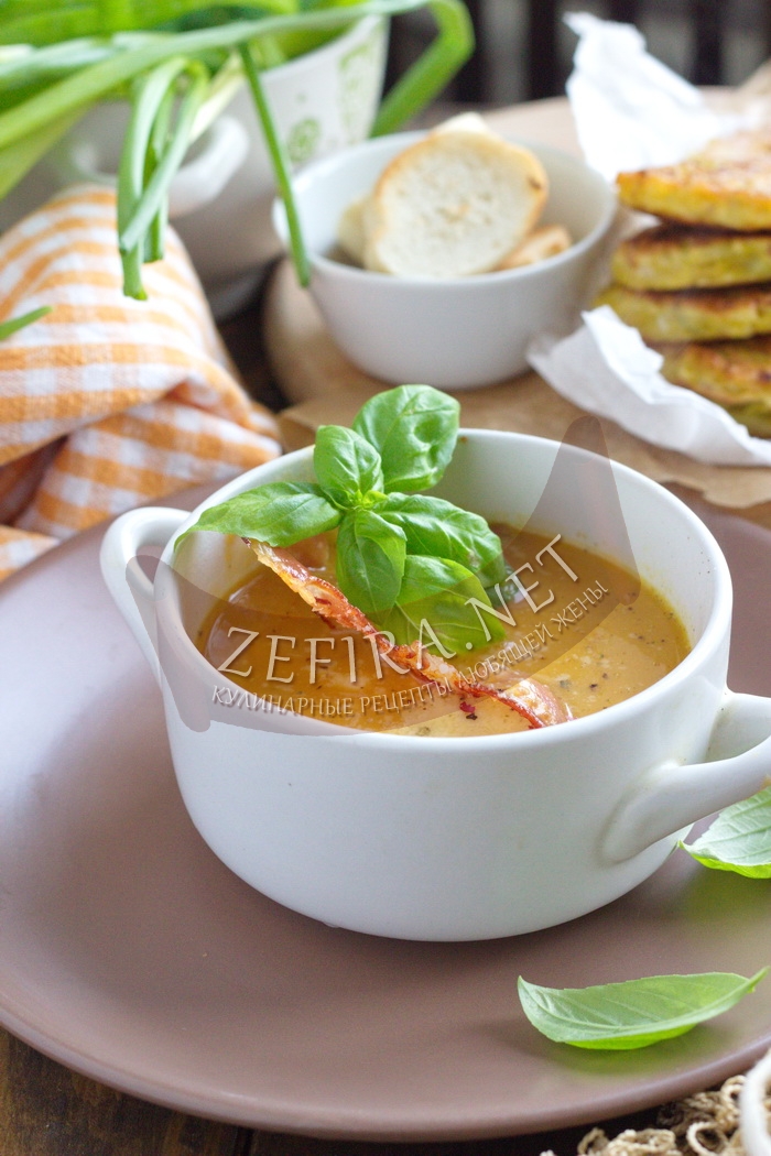Вкусный тыквенный суп с сыром - рецепт и пошаговые фото