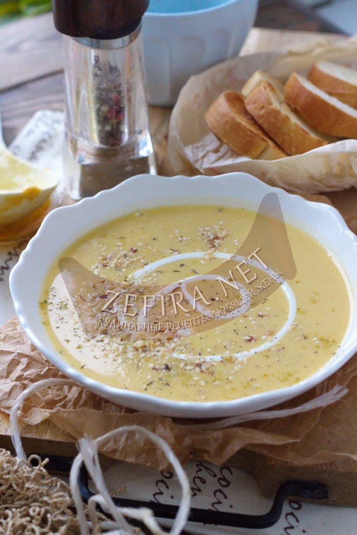 Овощной суп-пюре со сливками - рецепт и фото