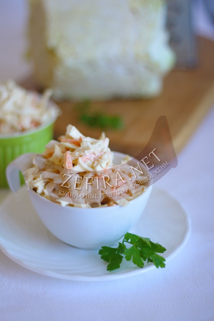 Рецепт вкусного американского салата из капусты коул слоу с фото