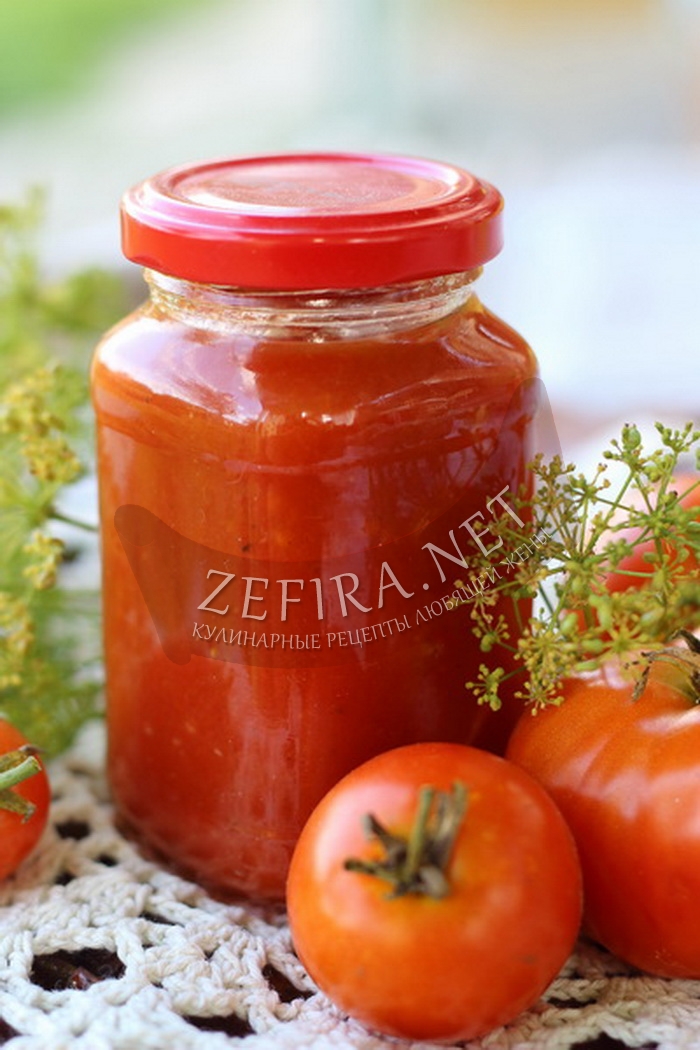 Вкусный домашний кетчуп из помидоров – рецепт с фото