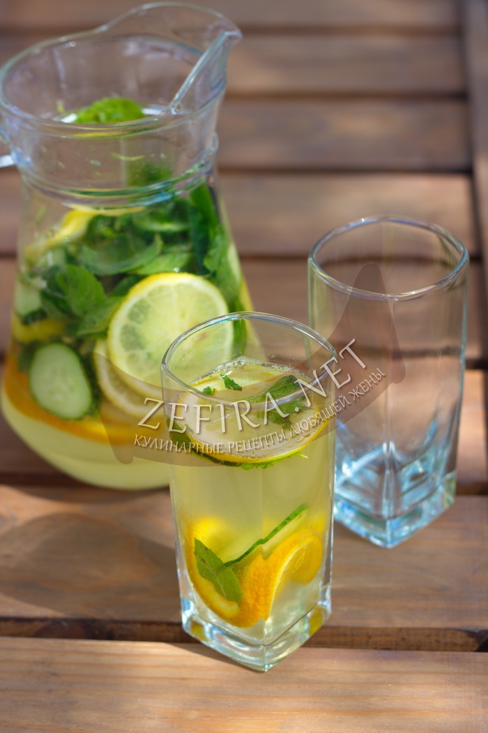 Вкусный домашний лимонад с лимоном и мятой - рецепт и фото