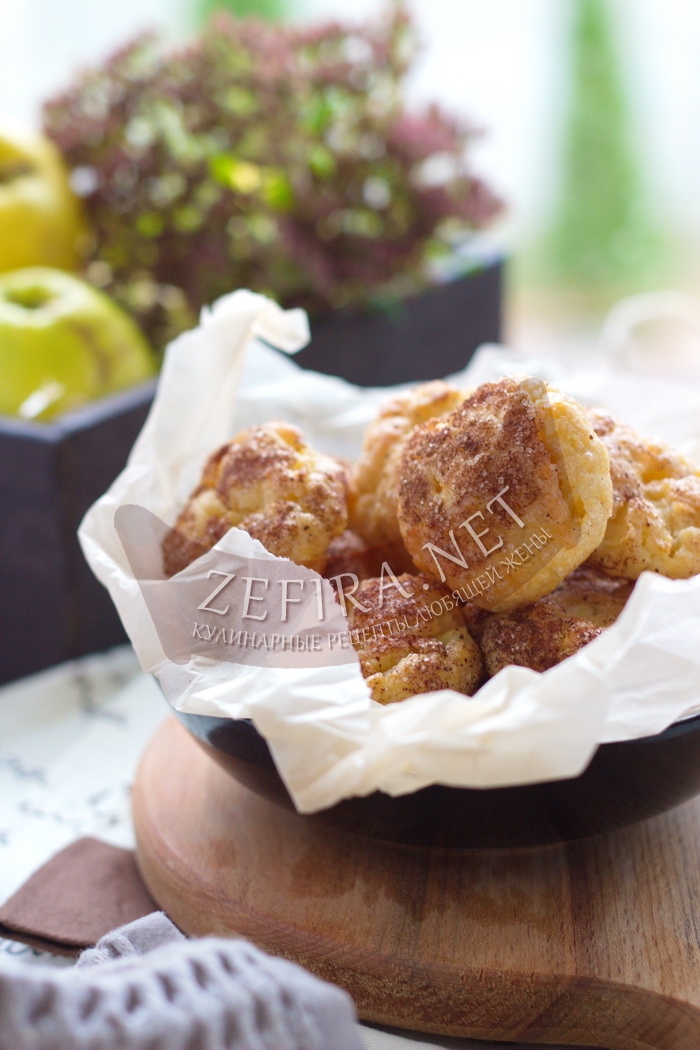 Вкусное творожное печенье с яблоками и корицей - рецепт и фото
