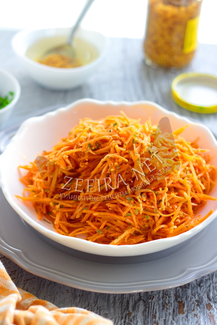 Салат из свежей моркови – вкусный рецепт с фото