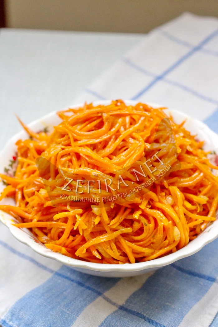 Корейская морковка – еще один вкусный домашний рецепт с фото