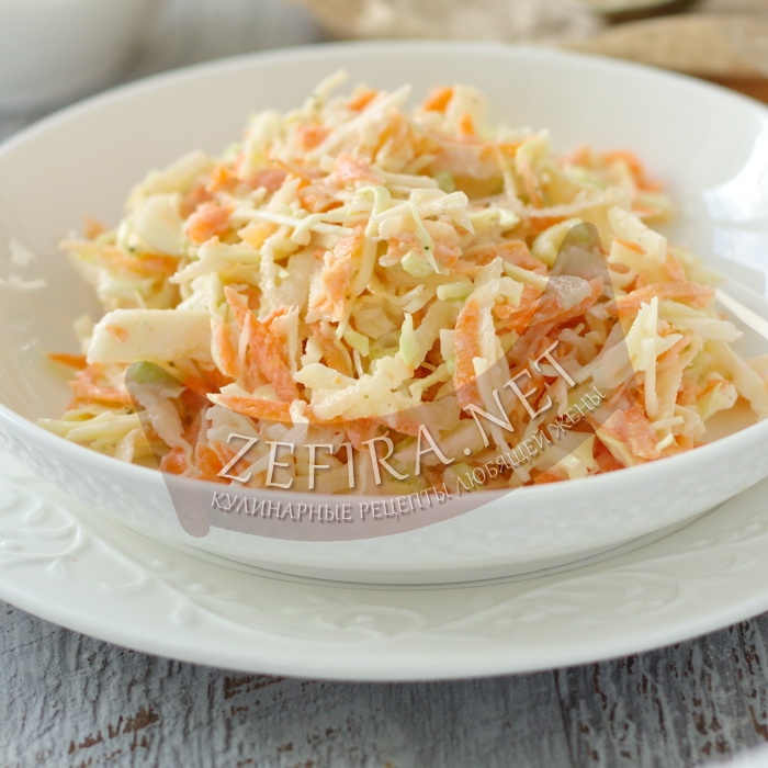 Полезный салат из капусты коул-слоу — Кулинарные рецепты любящей жены