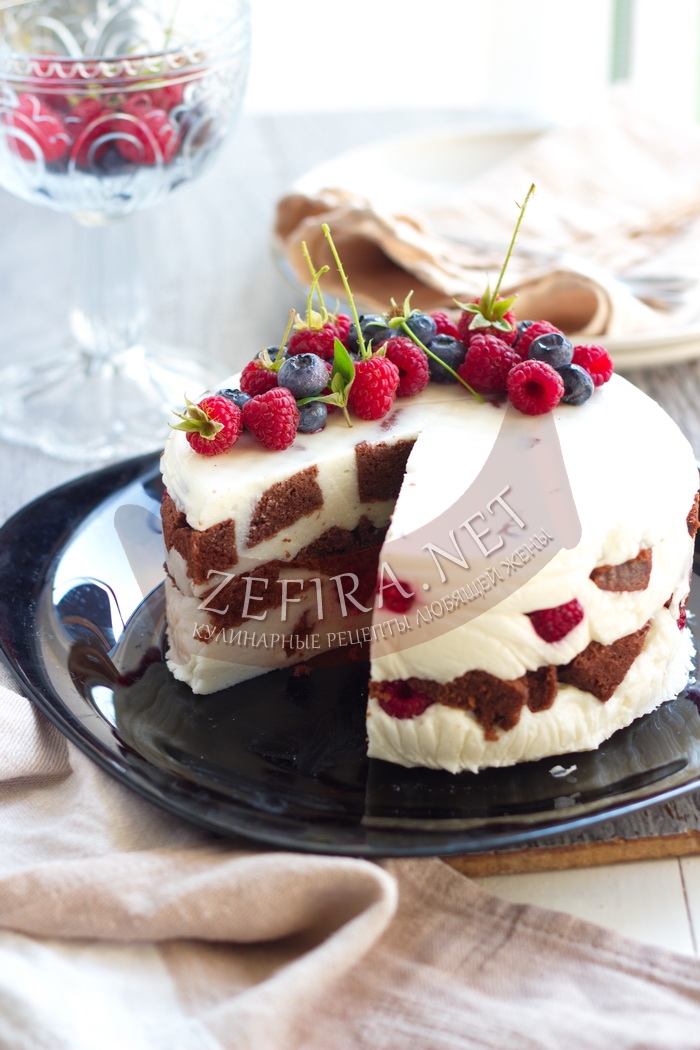 Вкусный творожный торт без духовки - рецепт и фото