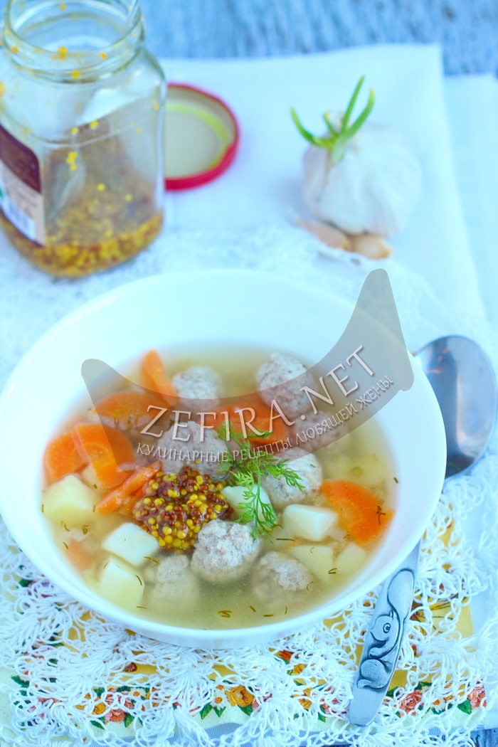 Суп с чечевицей и фрикадельками - рецепт и фото